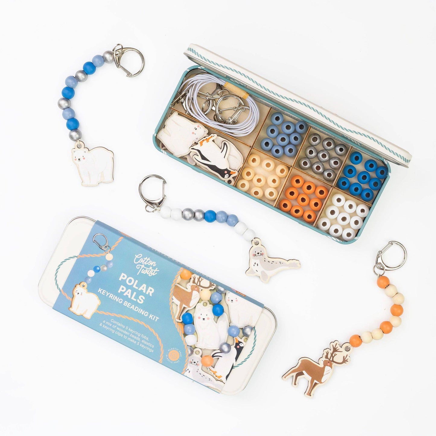 Cotton Twist (WE PREPAY ALL USA DUTIES) - Polar Pals Keyring Kit