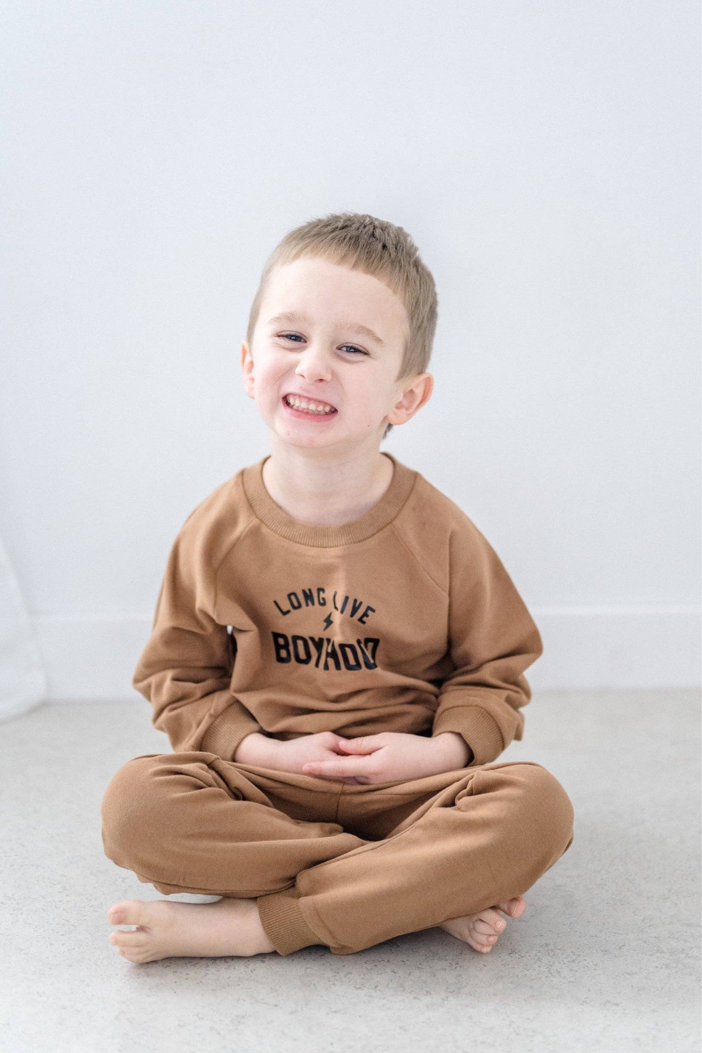 Tiny toes Baby Co - Long Live Boyhood organic lounge set
