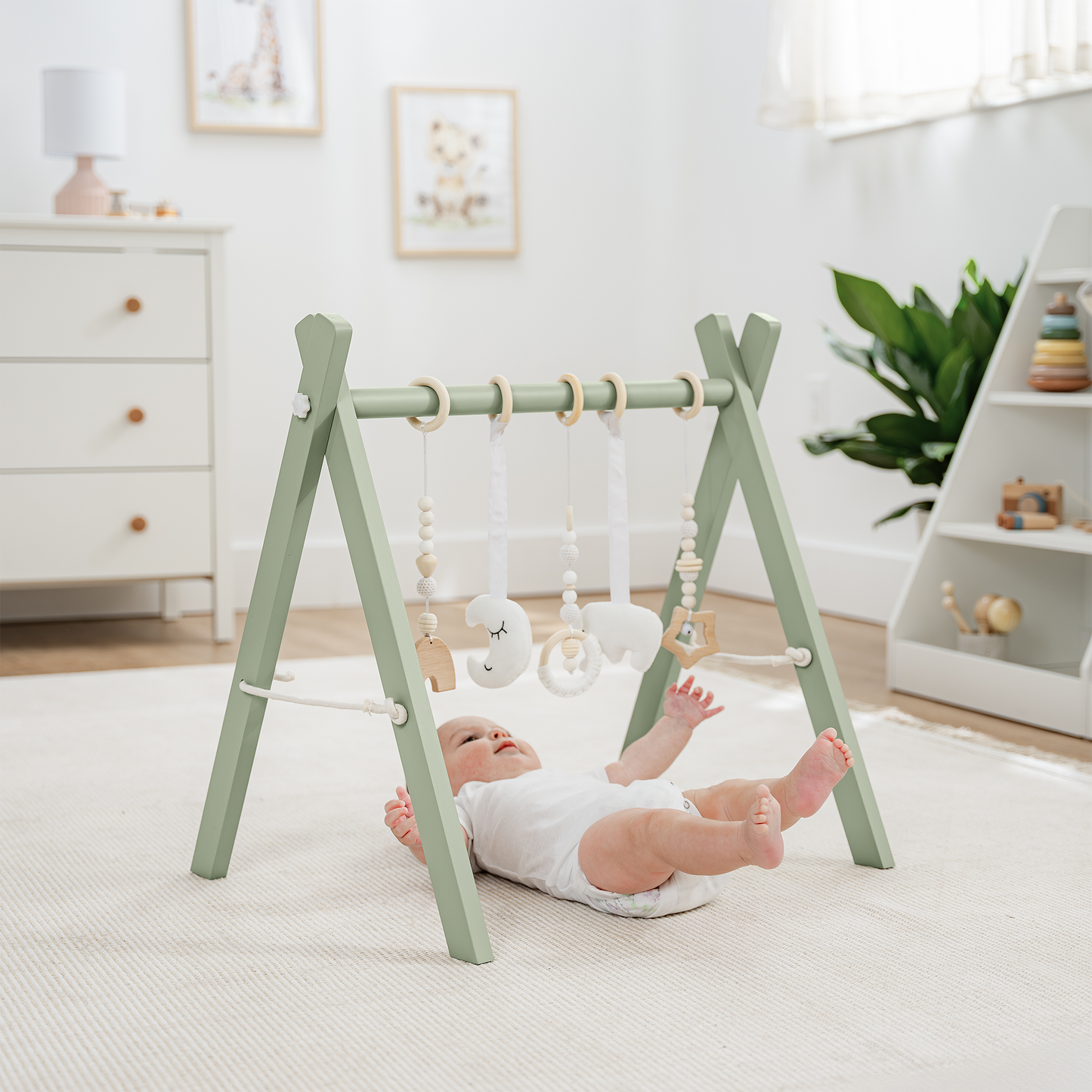 Comfy Cubs - Wooden Baby Play Gym, Baby Activity Gym by Comfy Cubs