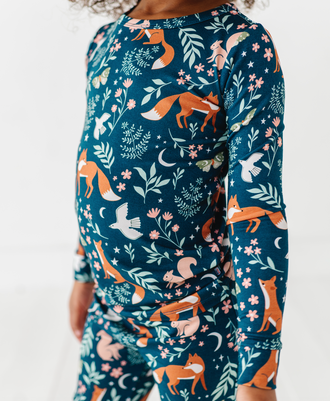 Bird & Bean® - Kids Bamboo Pajamas - Woodland - Alice 