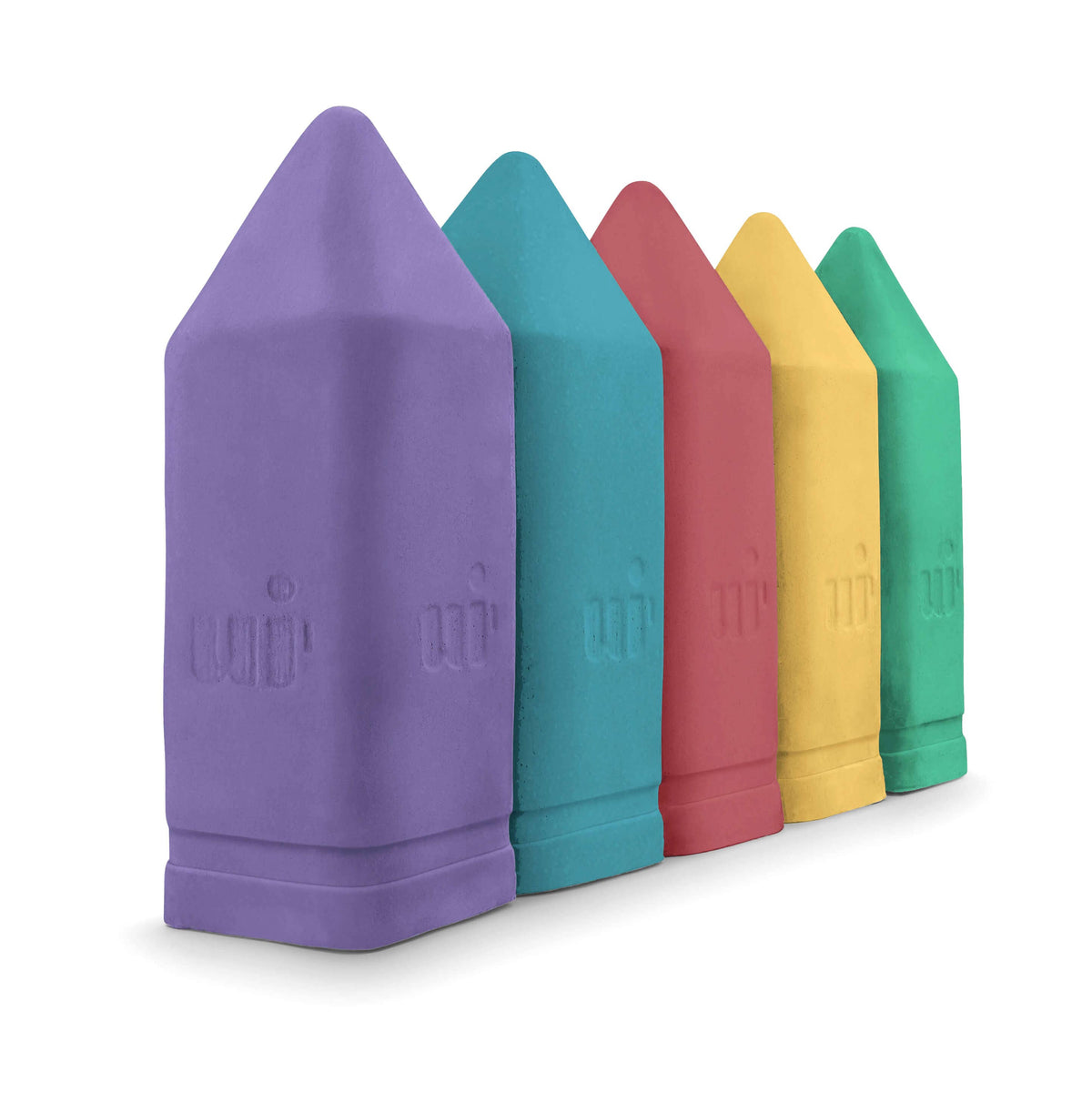 Urban Infant - Kids Chunky Sidewalk Chalk - Non-Toxic - Caterpillar