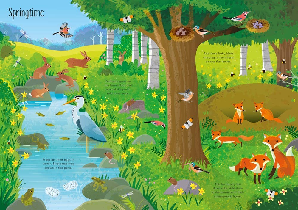 HarperCollins - Little First Stickers In The Forest : Usborne