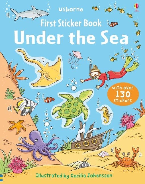 HarperCollins - First Sticker Book Under The Sea : Usborne