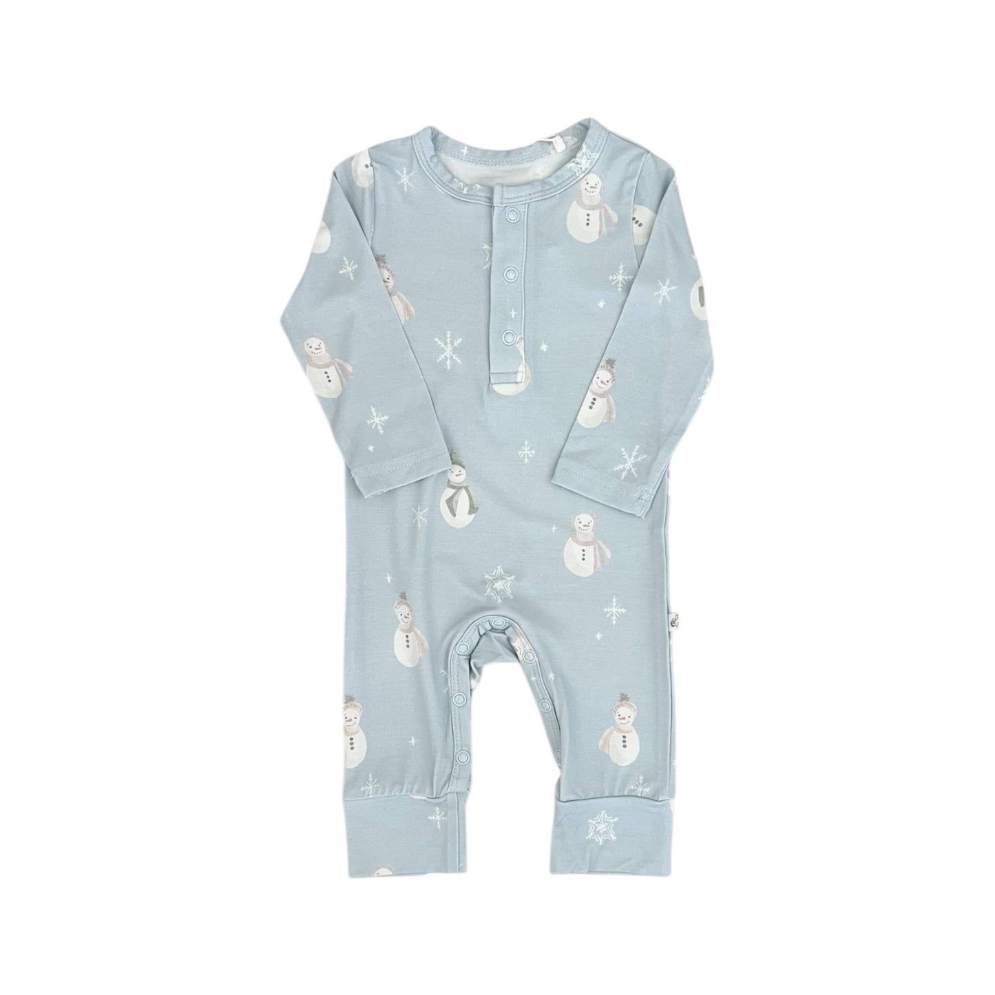 Emi Lei - Bamboo Long Sleeve Sleeper | Snowman