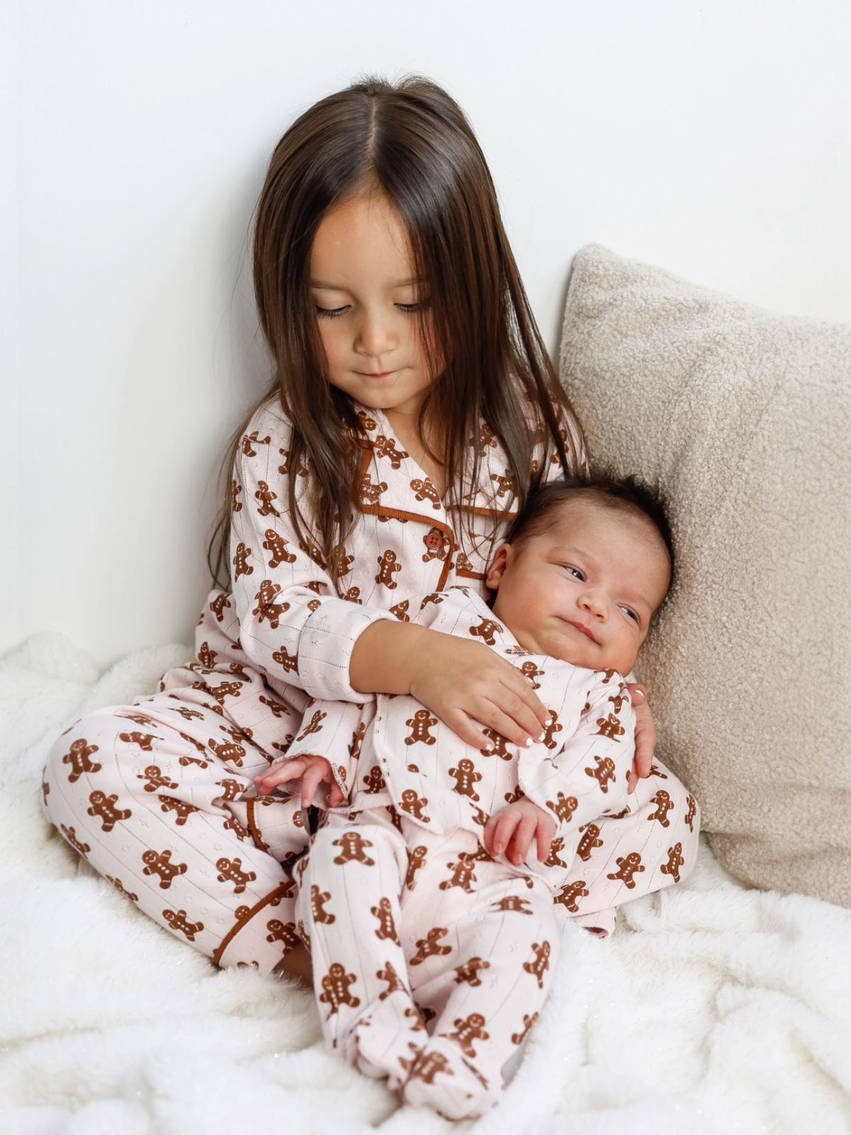 SIIX Collection - Blush Gingerbread / Organic Pointelle Lounge Set