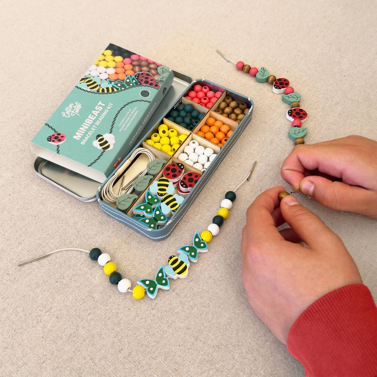 Cotton Twist (WE PREPAY ALL USA DUTIES) - Minibeast Bracelet Bead Kit