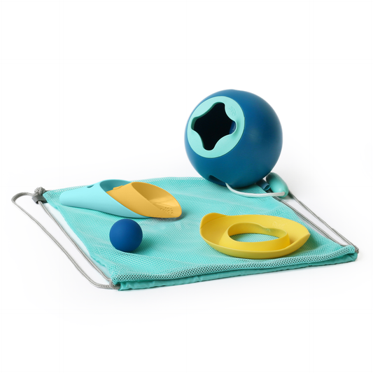 Quut Toys - Quut Beach Set -  Mini Ballo, Cuppi and Magic Sand Shape