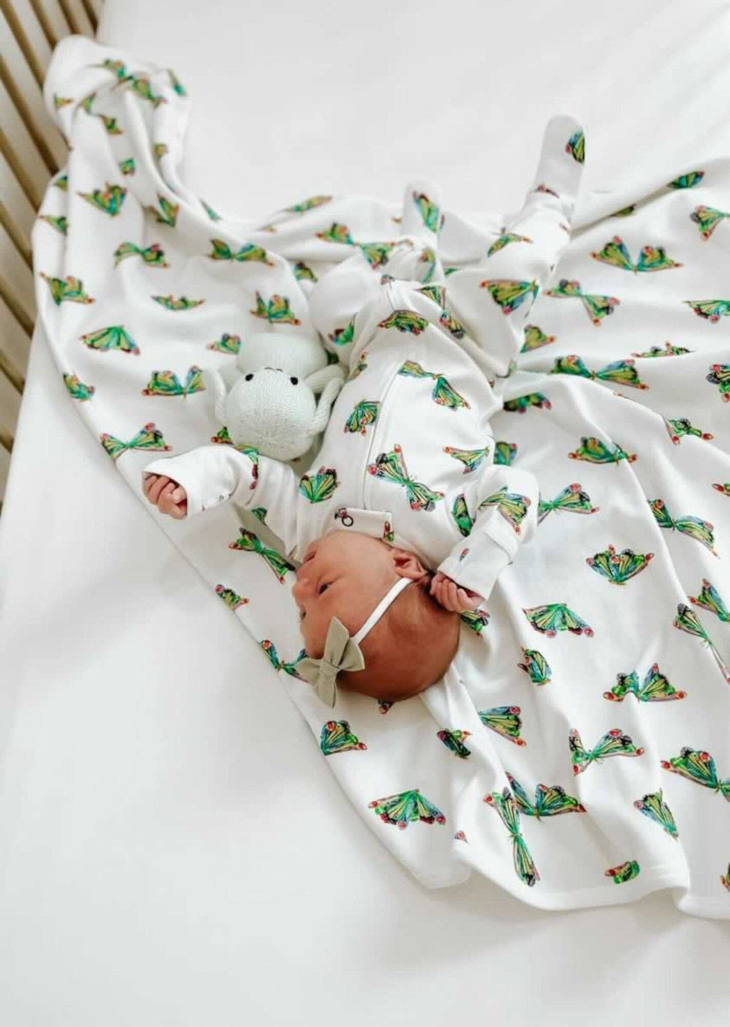 L'ovedbaby - Butterfly | Organic Zipper Footie