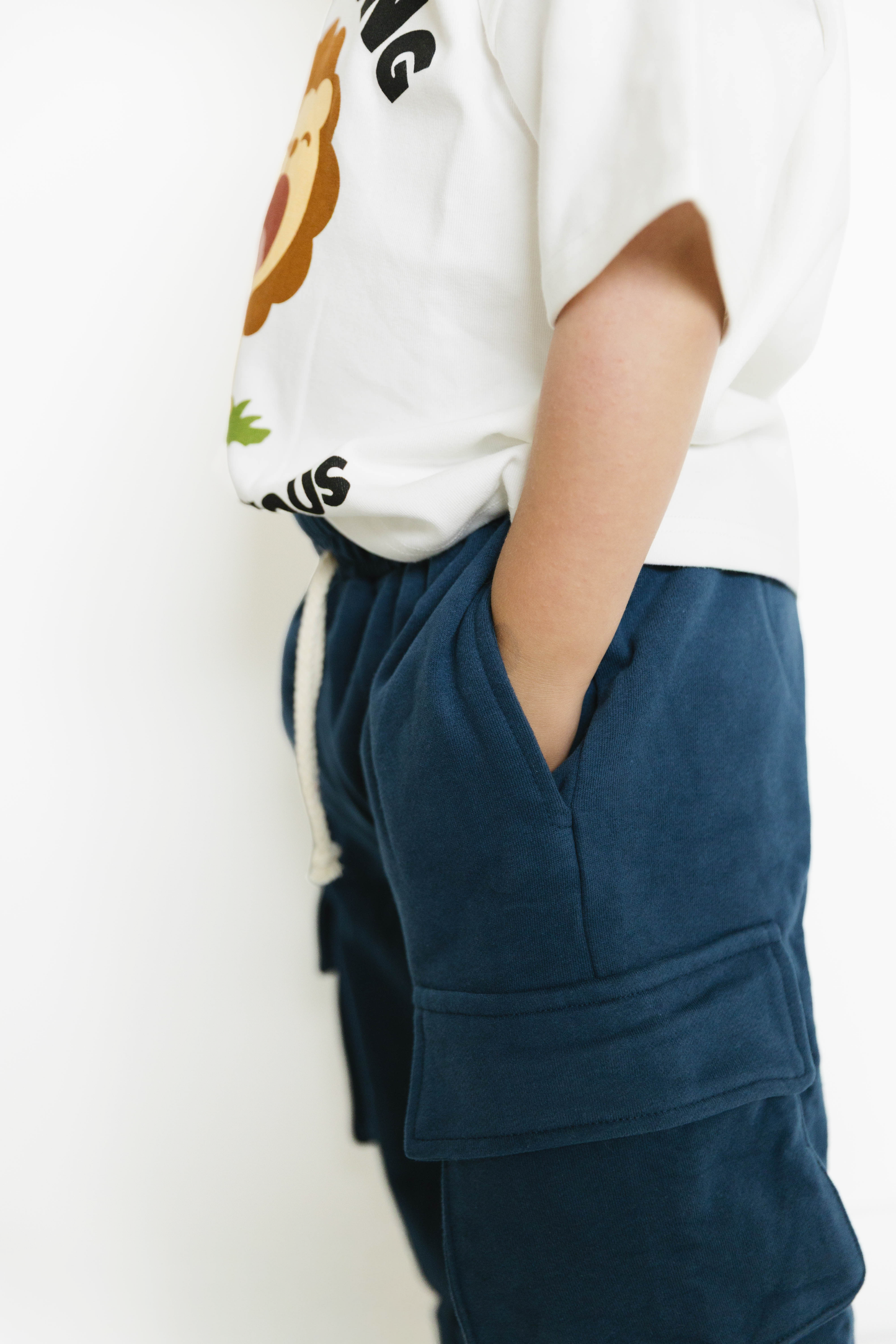 Little One Shop - Navy Cargo Joggers