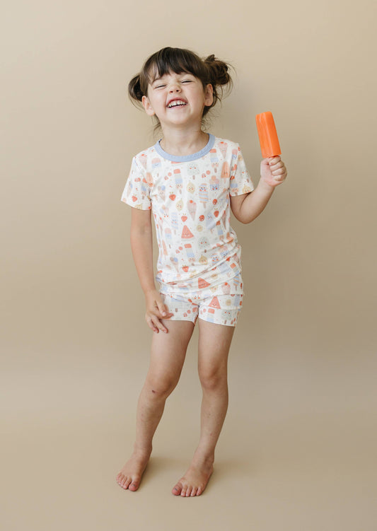 Little Joy Co. - Sweet Summertime 2pc Bamboo Pajamas