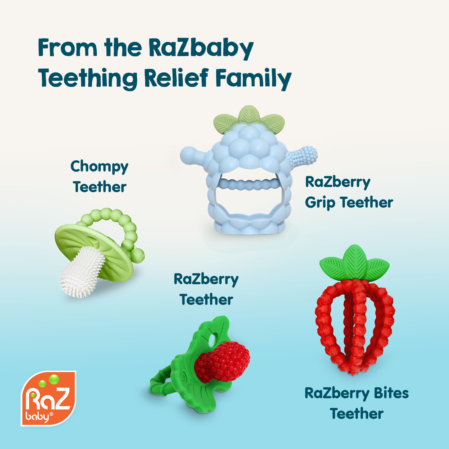 RaZbaby - Chompy Grip Teether