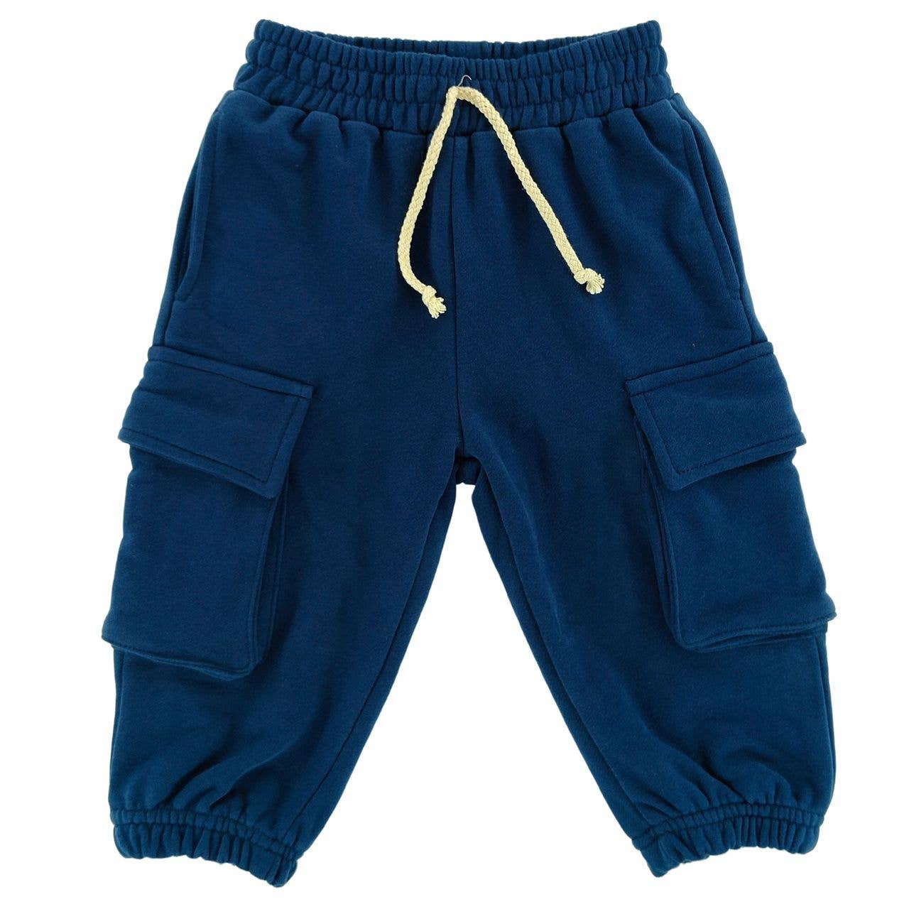 Little One Shop - Navy Cargo Joggers