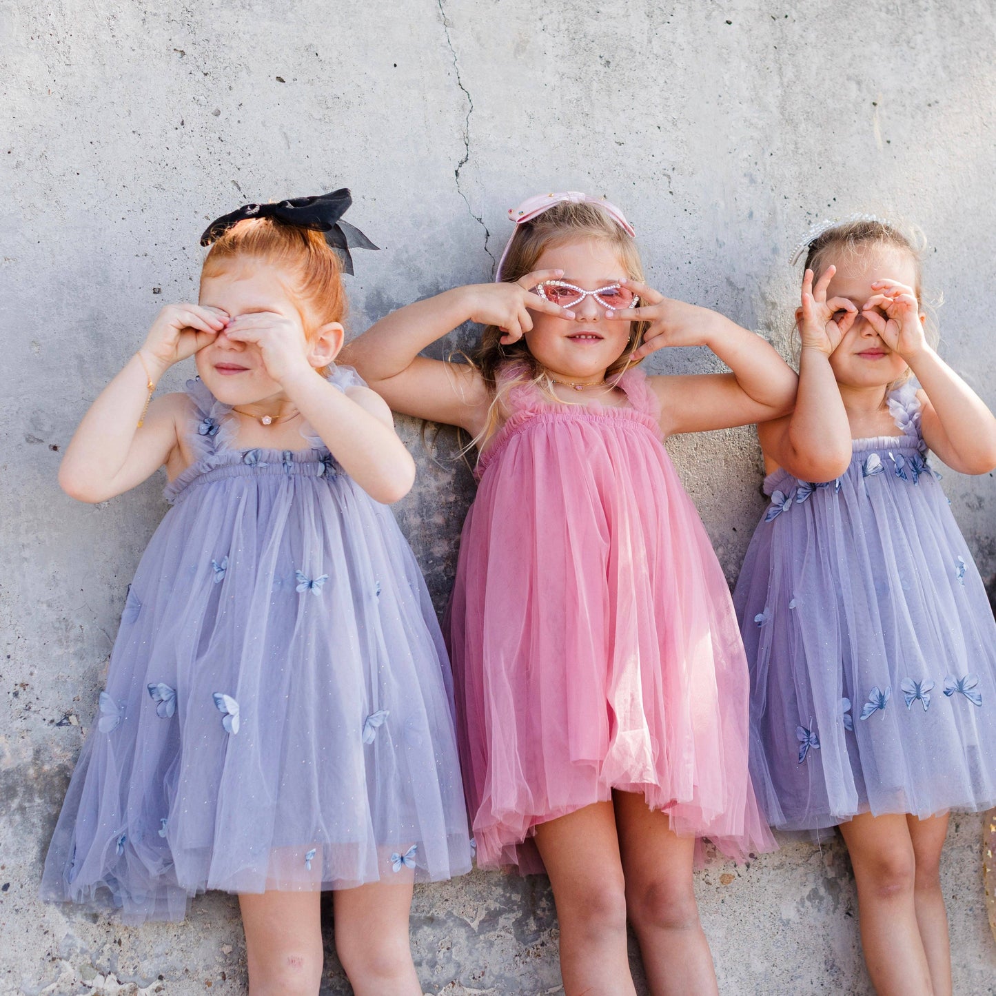 Morgan Mae Kids - Dress || Blush Tulle Ruffle Dress