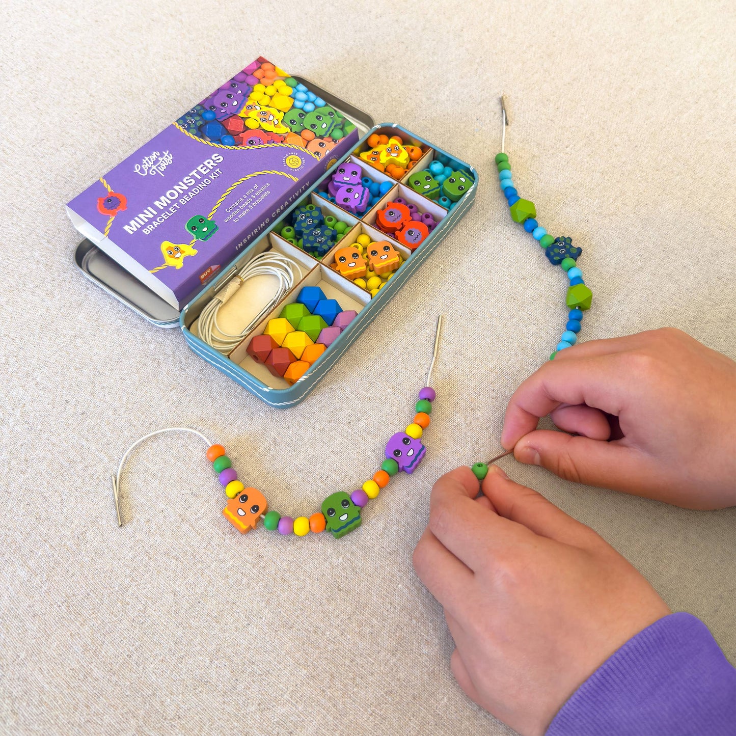 Cotton Twist - Mini Monsters Bracelet Beading Kit