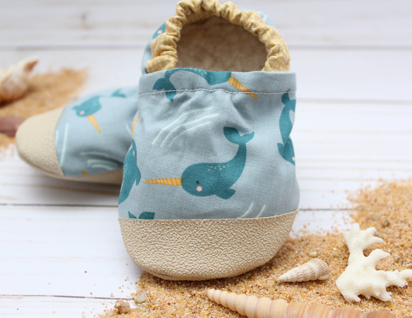 Scooter Booties - Narwhals Baby Shoes: 3 Toddler
