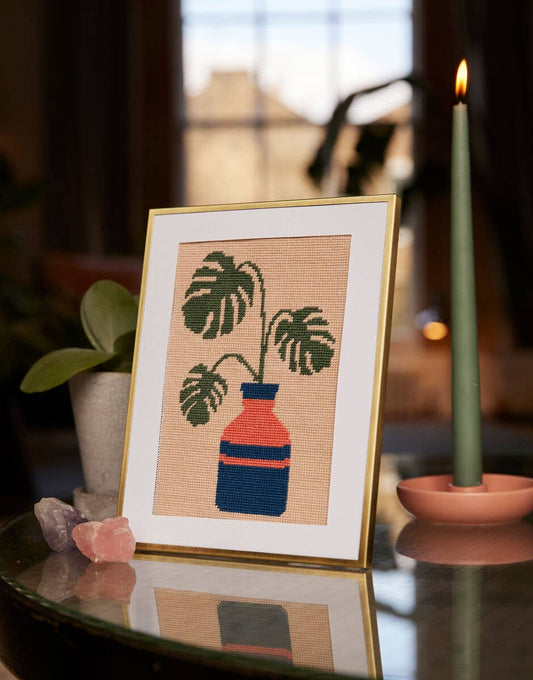 DMC - Wool and the Gang Monstera Needlepoint Kit