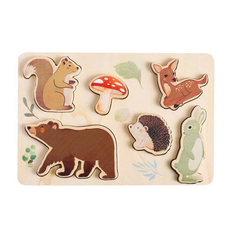 Peaks & Valleys Baby - Woodland Friends Wooden Puzzle