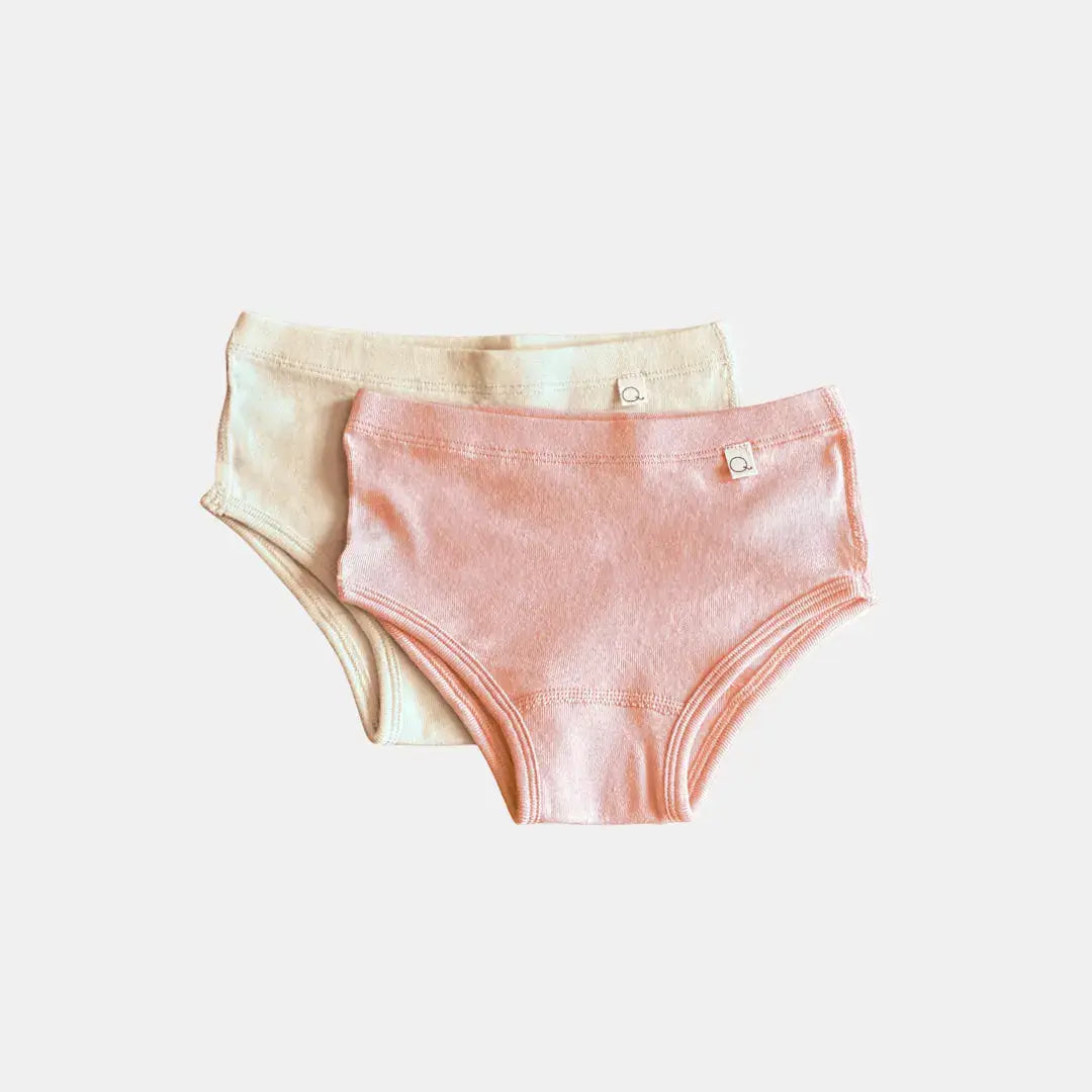 Q for Quinn - Rose Classic Briefs - Natural, Plant Dyes - 100% Cotton