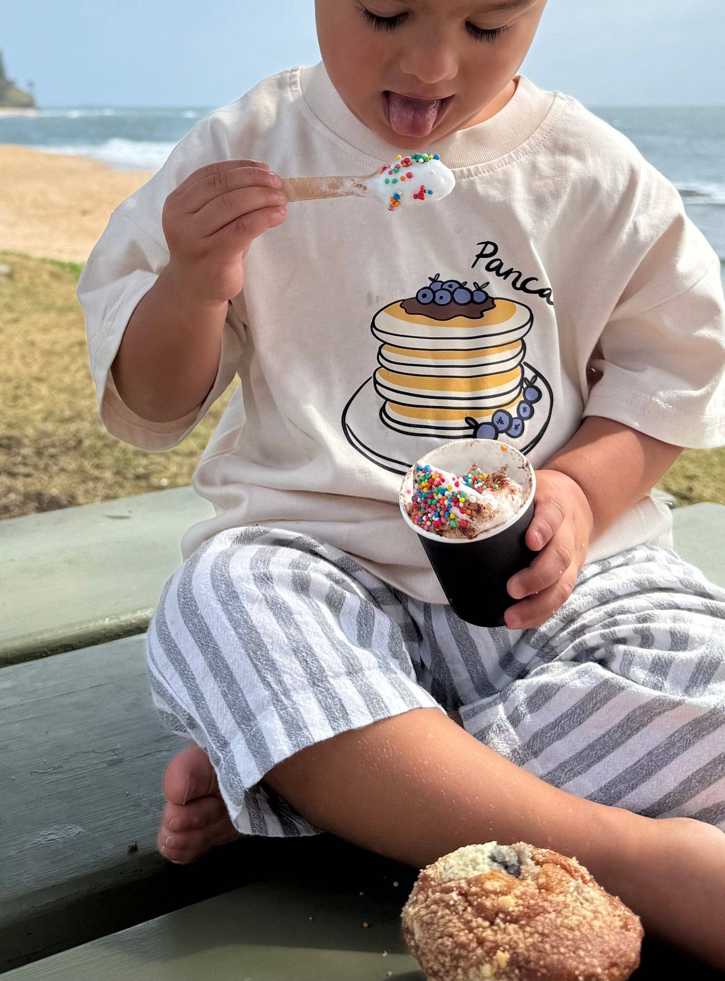 Luna + Luca - Pancake Stack Tee