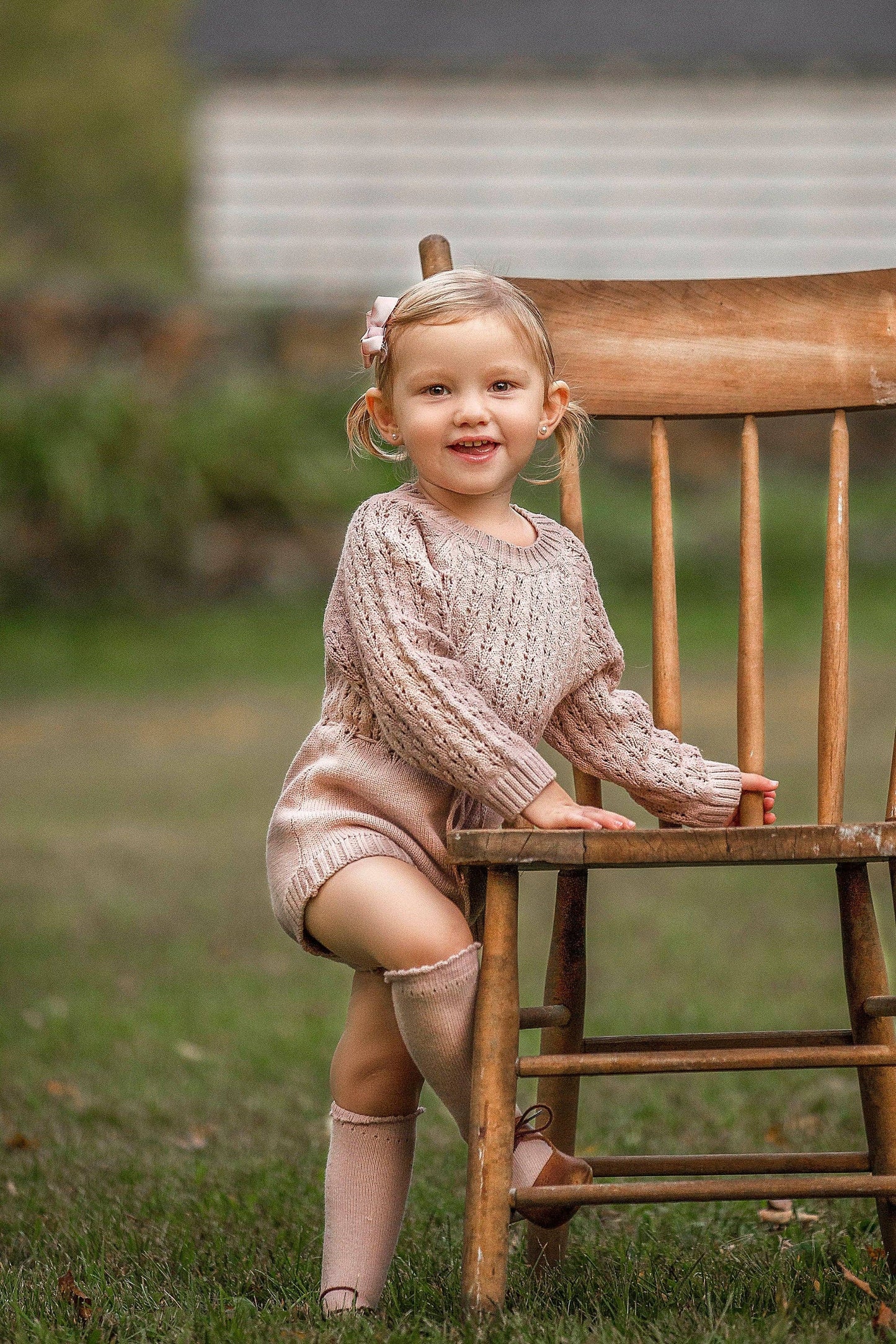OLIVE & CRADLE - Zoya Knitted Sweater Romper