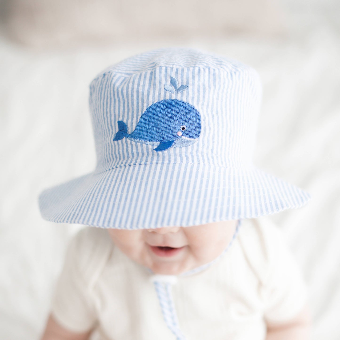 Huggalugs - Whale Bucket Hat UPF 50+ Baby & Toddler
