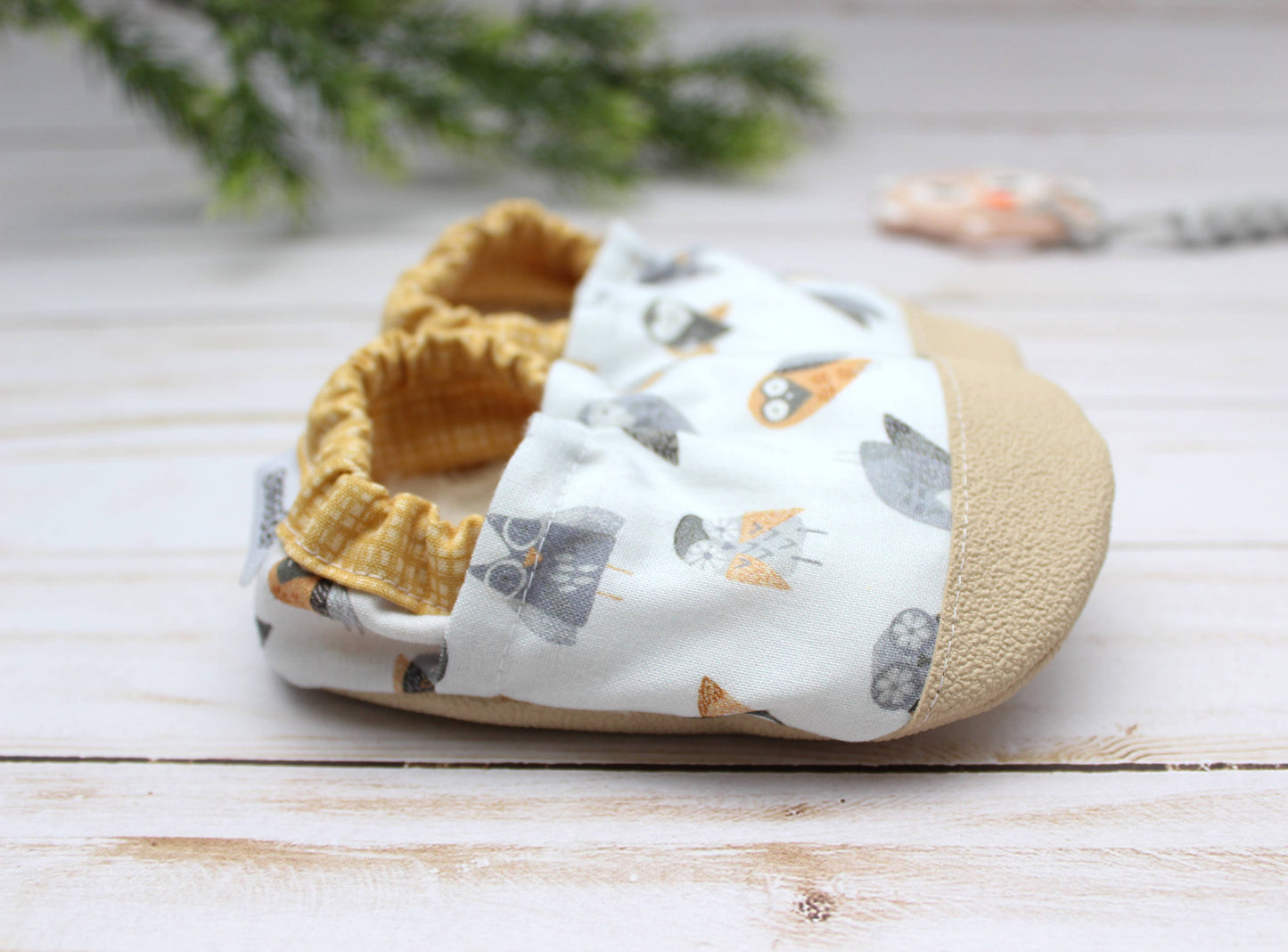 Scooter Booties - Hoot Hoot Owl Baby Shoes: 12 - 18 months