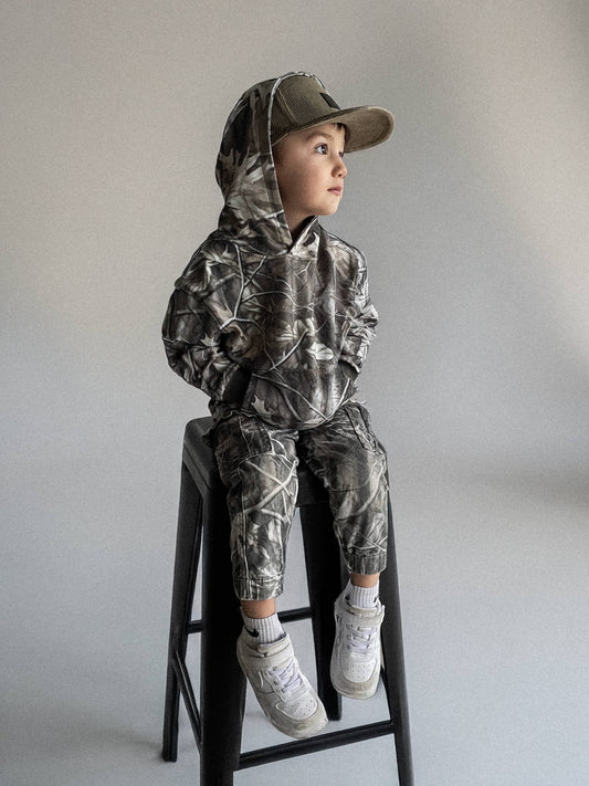 Lucky Link - Toddler Leaf Camo Hoodie