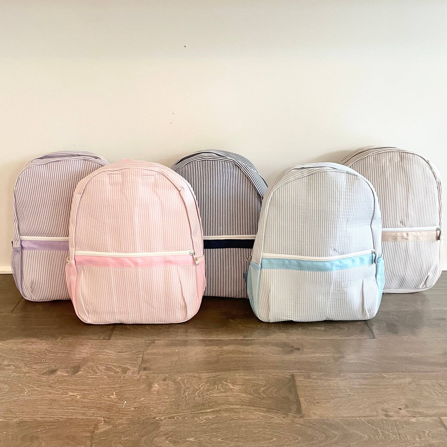 Love That Cotton - Seersucker Backpack (Full Size)