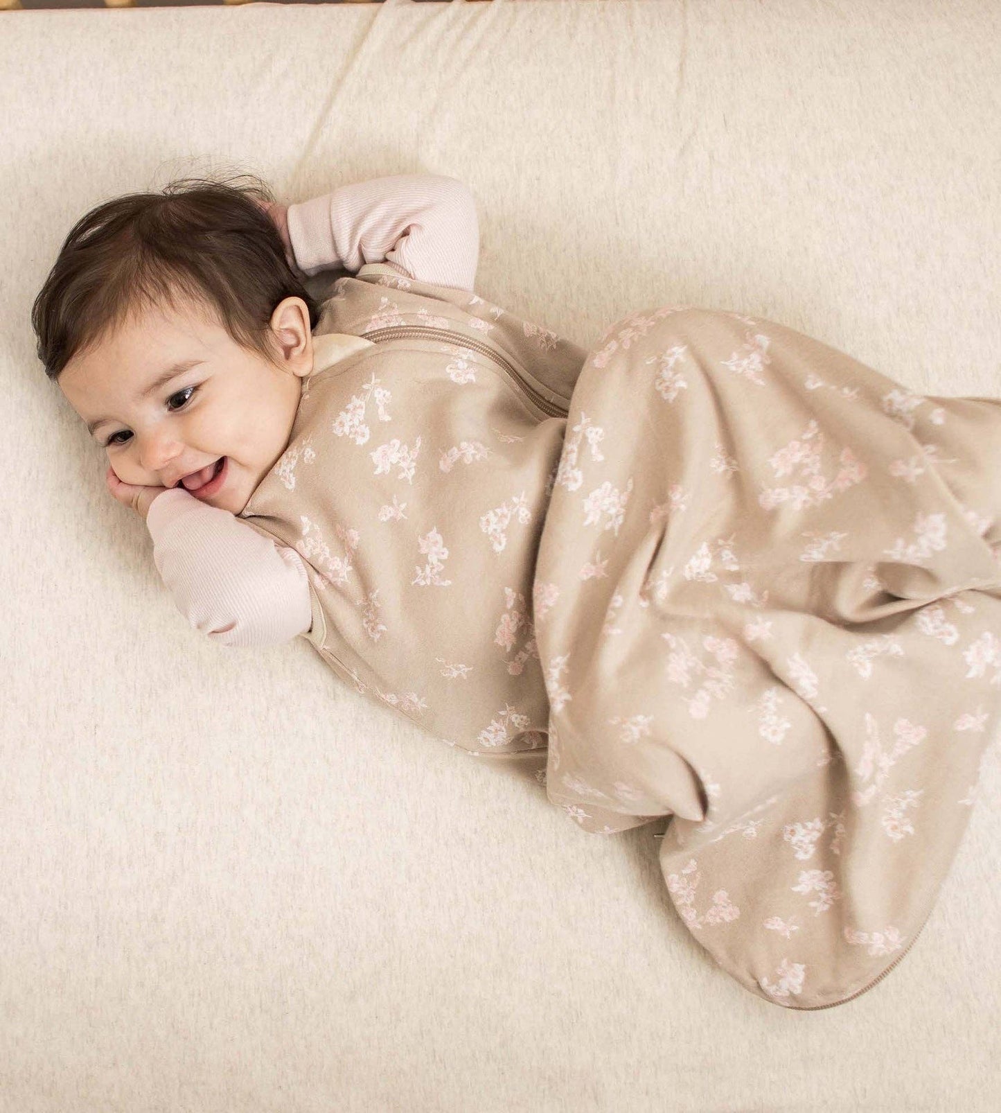 Burt's Bees Baby - Whimsical Floral Organic Lightweight Beekeeper™ Wearable Baby Blanket