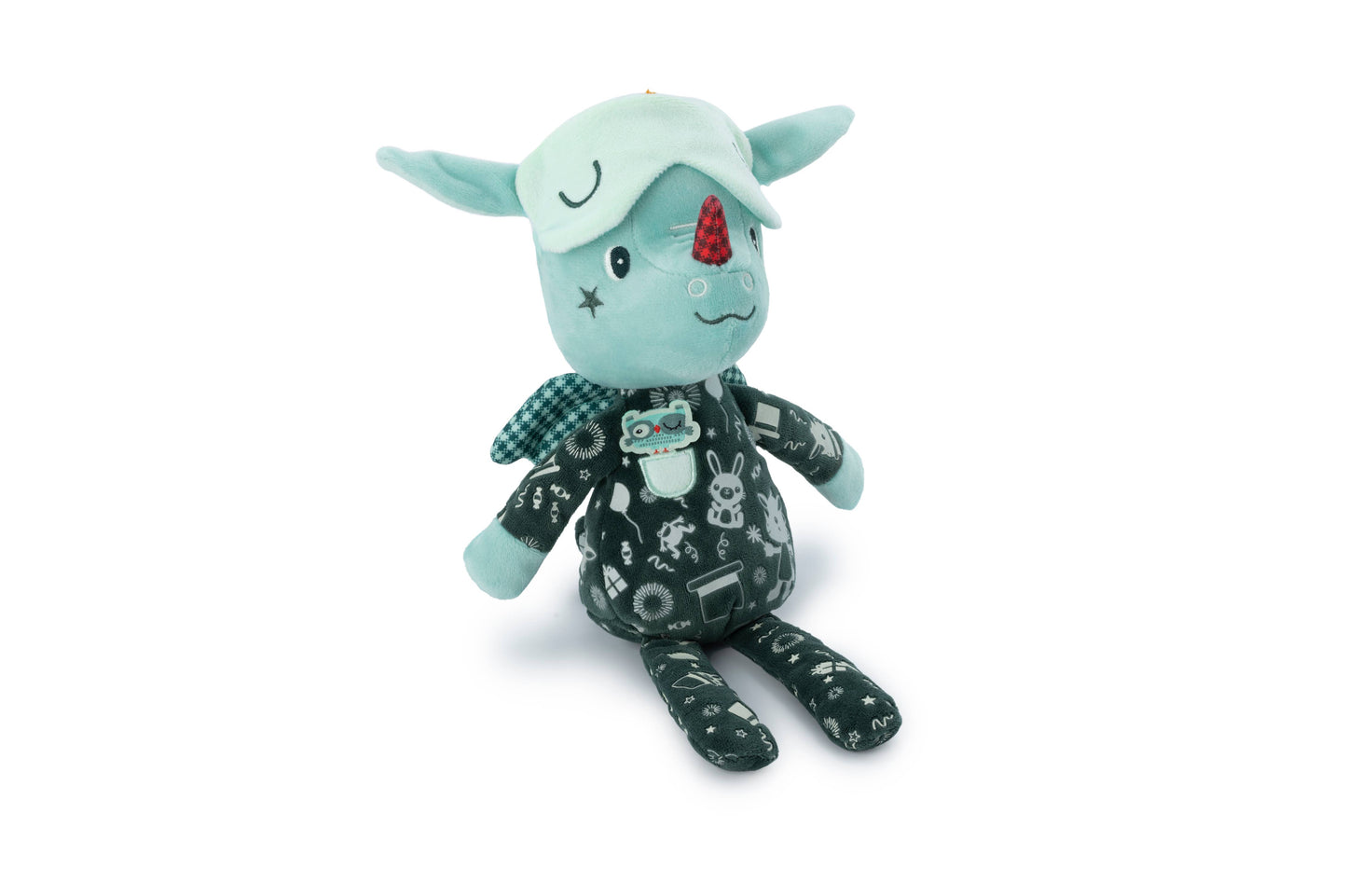 Janod - Joe the Dragon | Glow-in-the-Dark Sleeping Cuddle