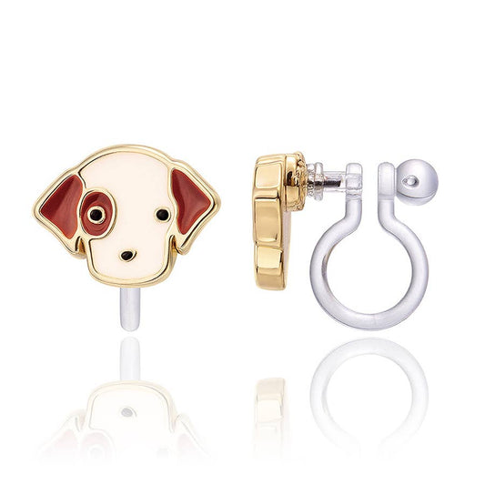 Girl Nation - CLIP ON Cutie Earrings | Perky Puppy