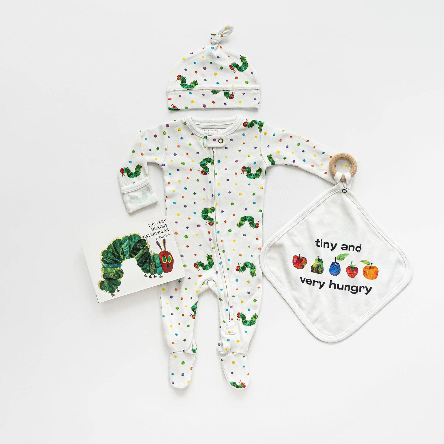 L'ovedbaby - Caterpillar | Organic Zipper Footie
