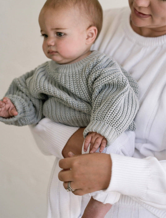Oat Children - ‘Fog’ Chunky Knit Sweater