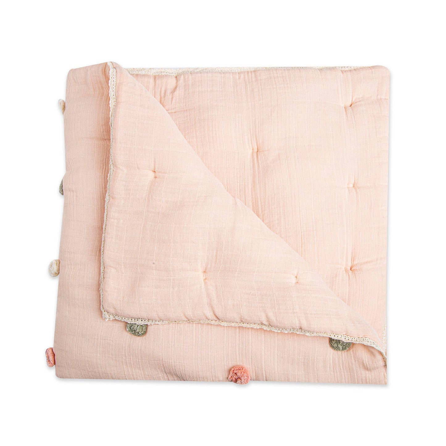 Crane Baby - Parker Pom Pom Blanket