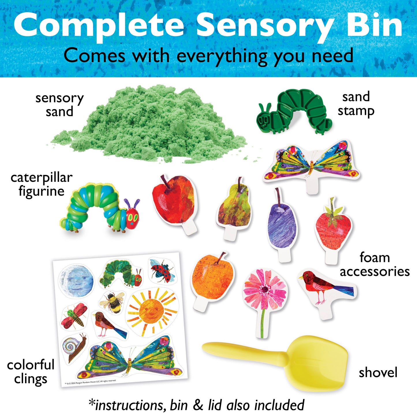 Faber-Castell / Creativity for Kids - Sensory Bin The Very Hungry Caterpillar Activity Bin