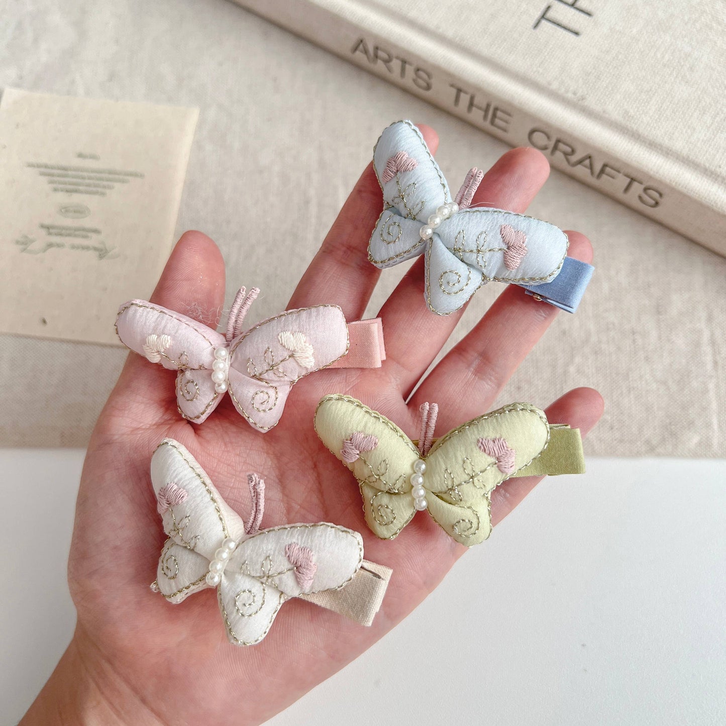 LoveLina - KIDS Butterfly Bow Clip Set – Soft Dream (KOFT)