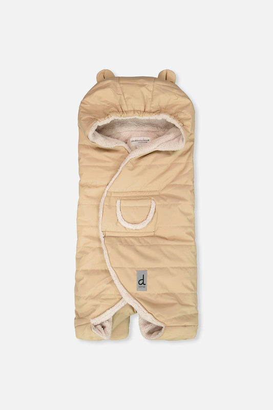 Deux par Deux - Nido Baby Wrap For Bassinet Car Seats And Strollers Beige