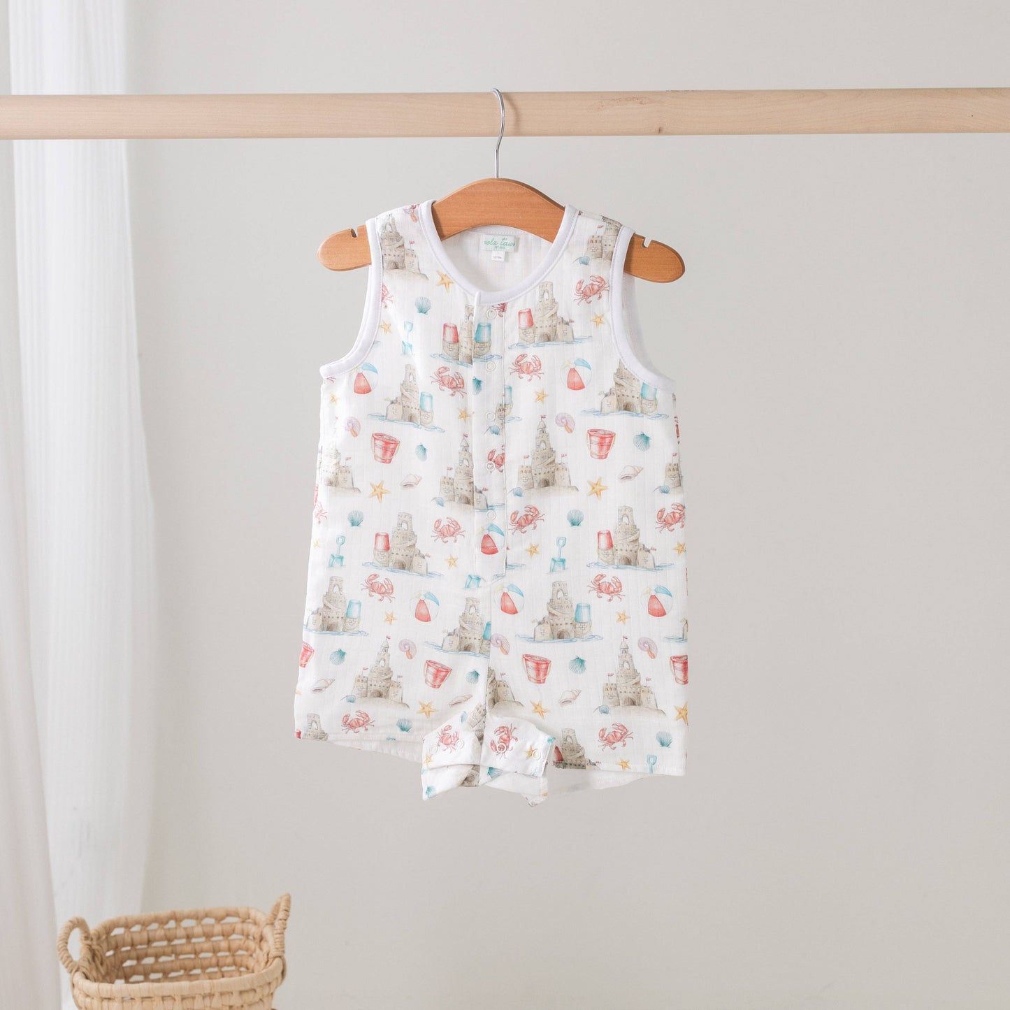 Nola Tawk - Sandcastle Kingdom Organic Muslin Shortall