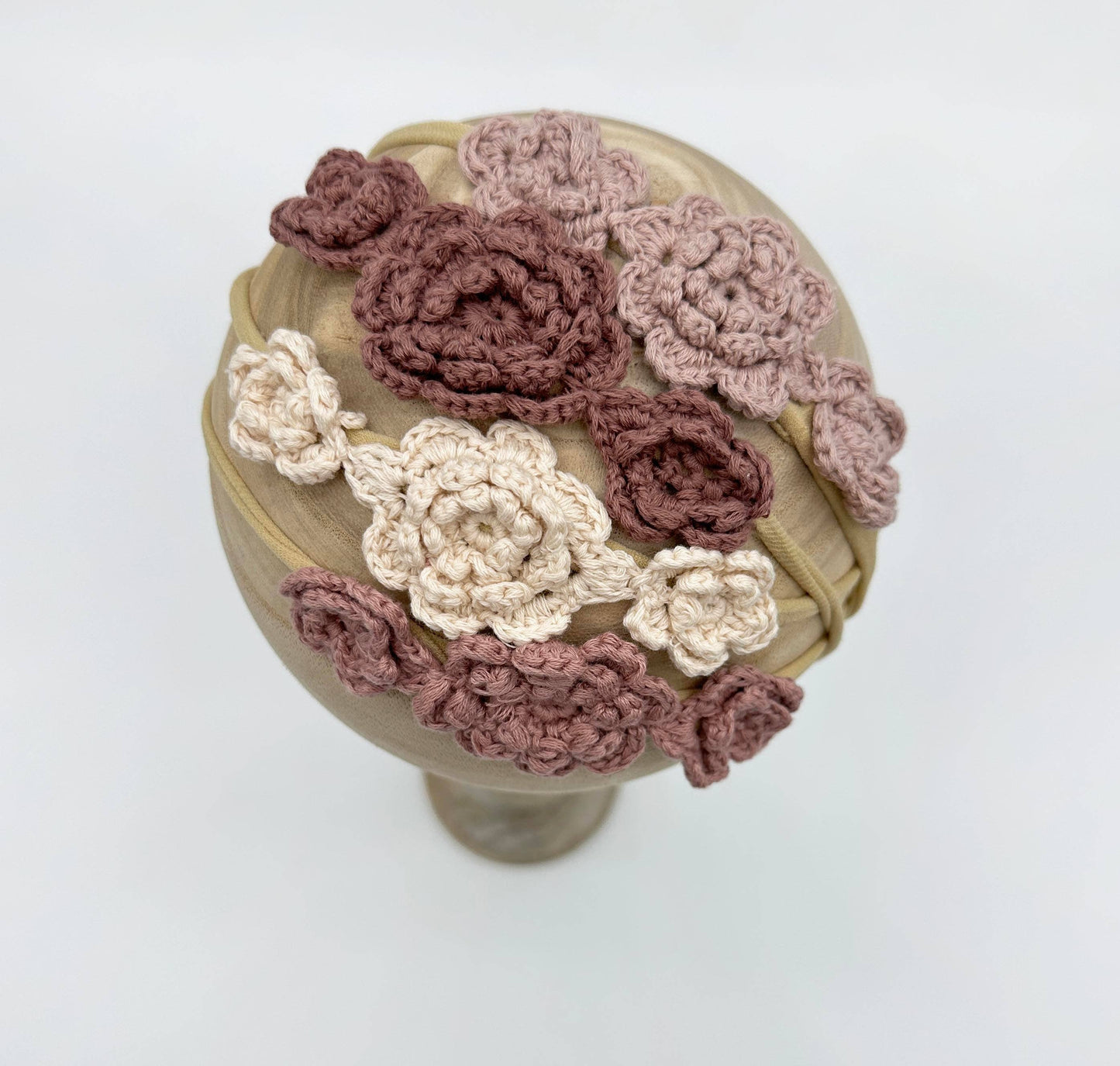 OLIVE & CRADLE - Crochet Flower Headband