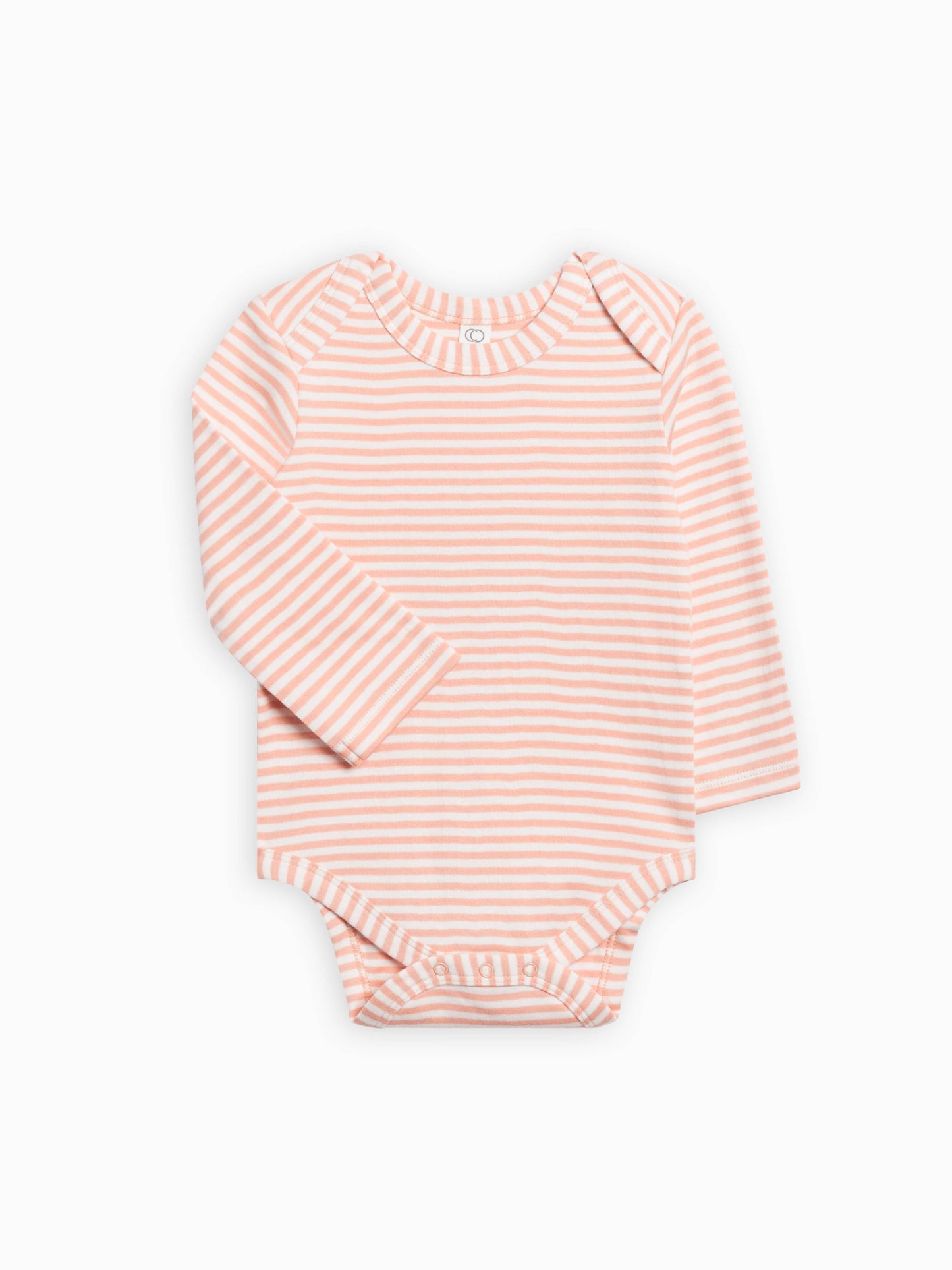 Colored Organics - Organic Baby River Bodysuit - Blush Stripe