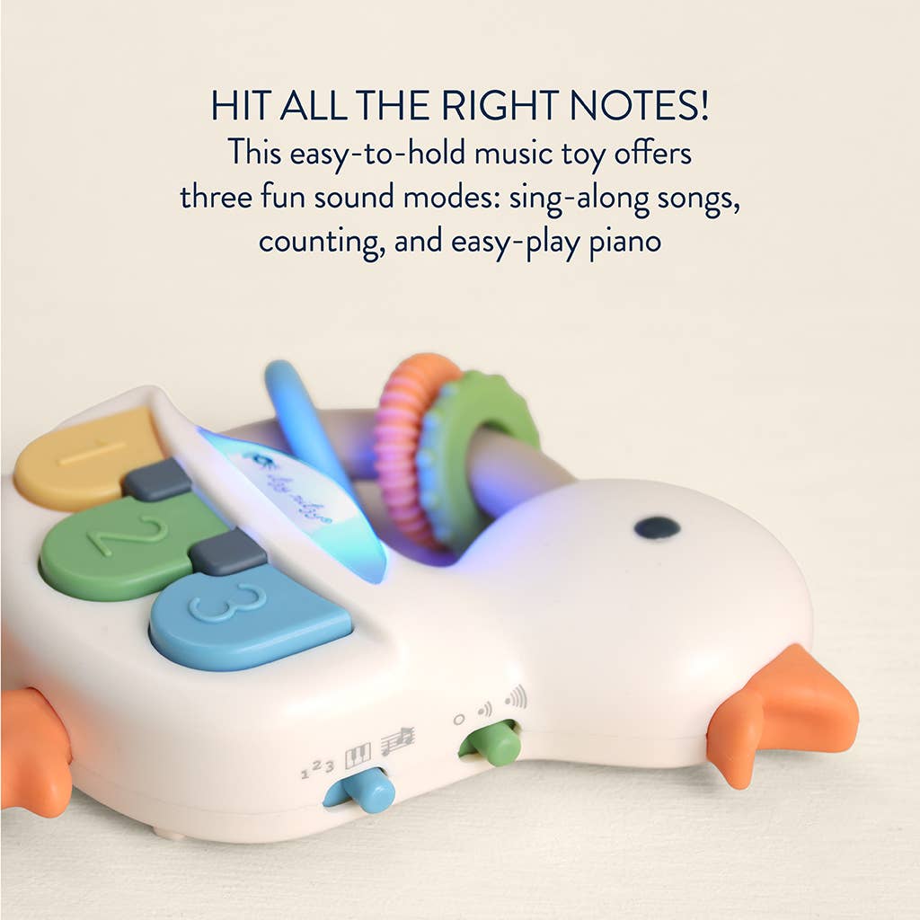 Itzy Ritzy - *NEW* Bitzy Tunes™ Goose - Light-up Interactive Piano Toy