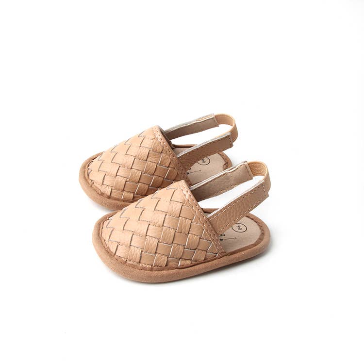 Babe Basics - Woven Leather Baby Sandals