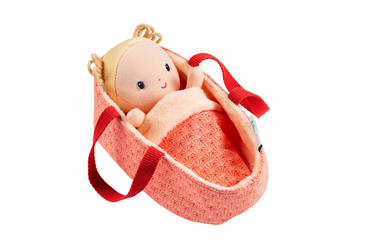 Janod - Anais Baby  | Doll & Carrier | Pretend Play | 12 Months+