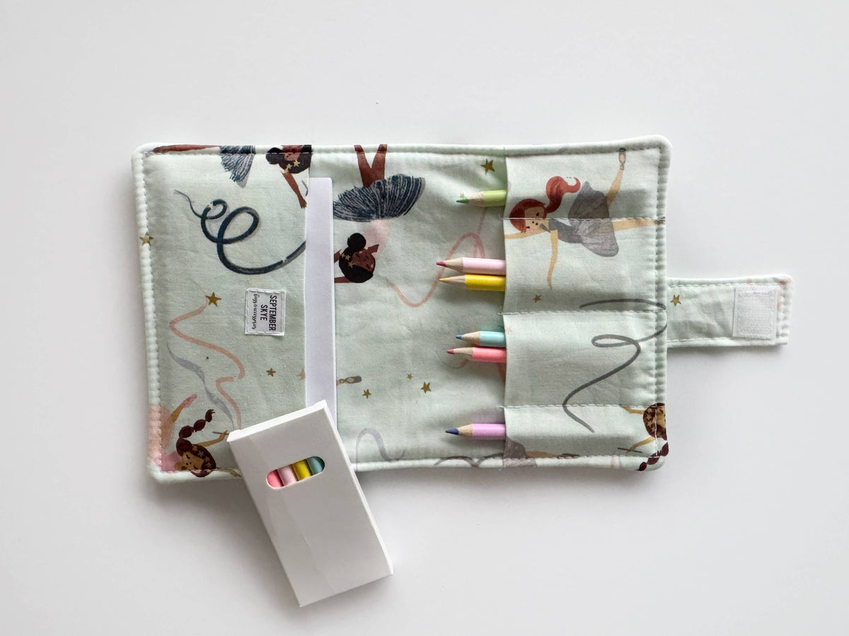 September Skye Bags & Accessories - Crayon wallet in mint ballerina  / travel activity