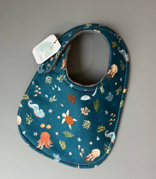 Port & Starbird - Ocean Lullaby bib