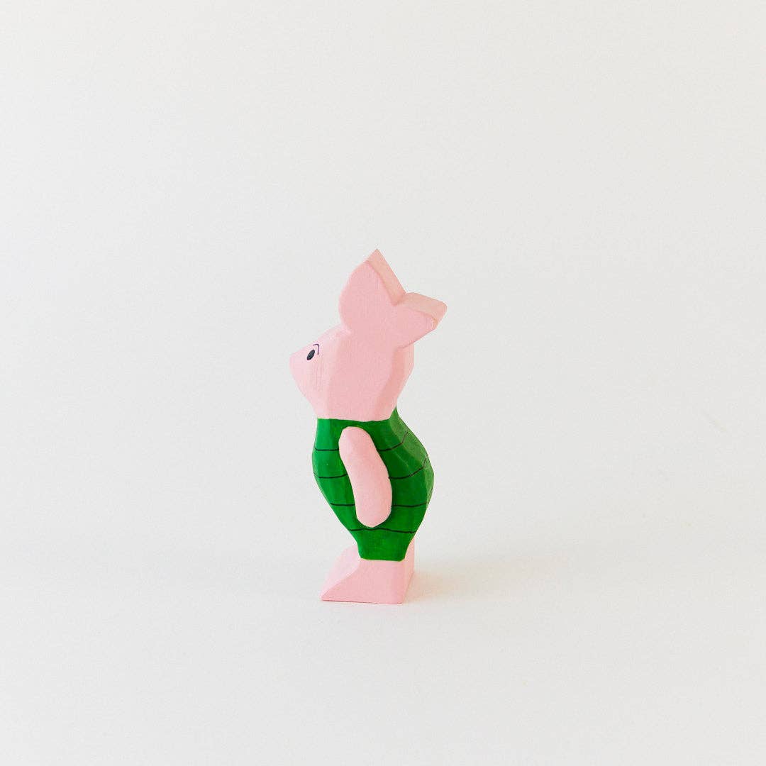 Sarah’s Silks - Piglet Woden Figure