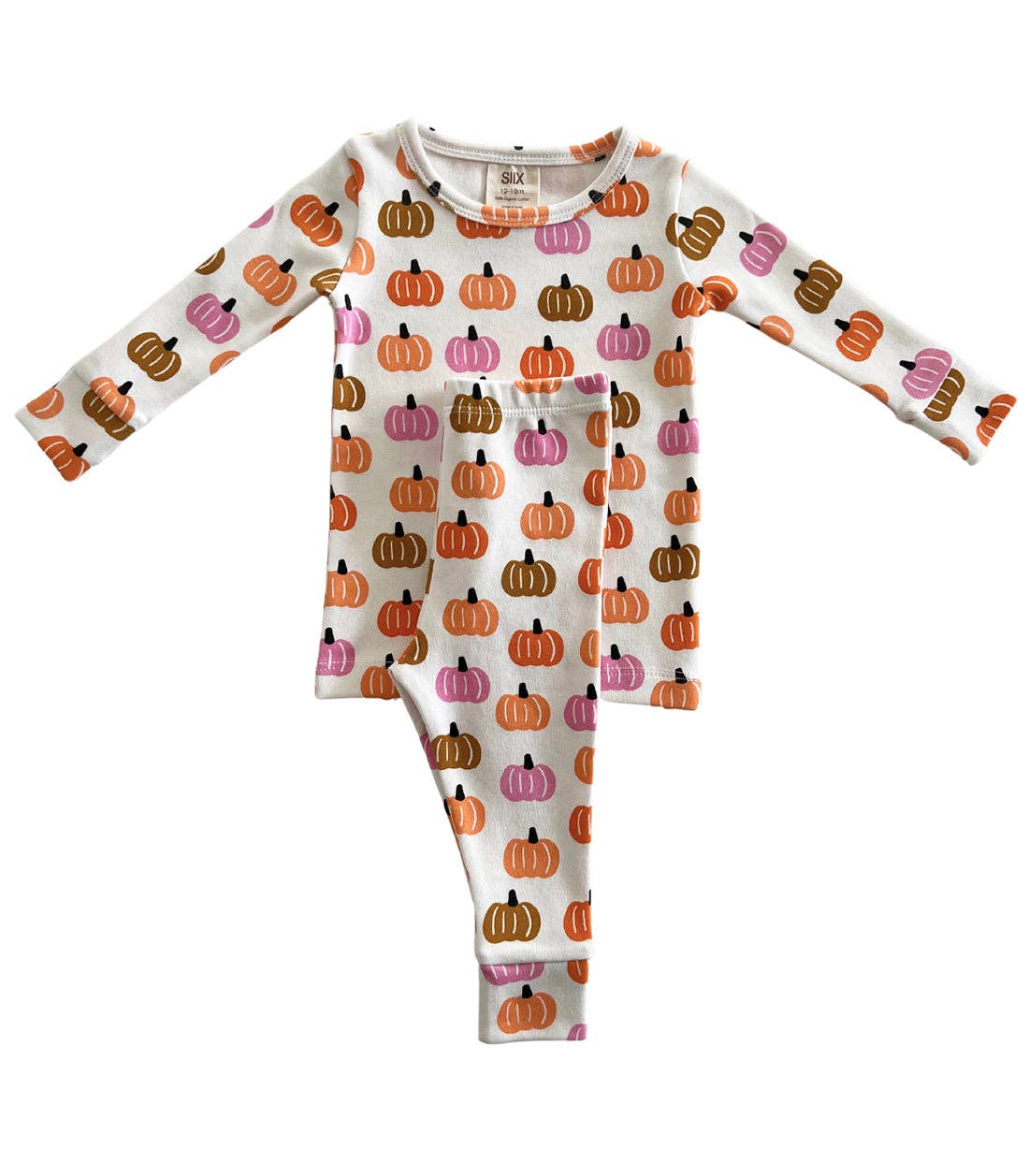 SIIX Collection - Pink Pumpkin Patch / Organic 2-Piece Set (Baby - Kids)