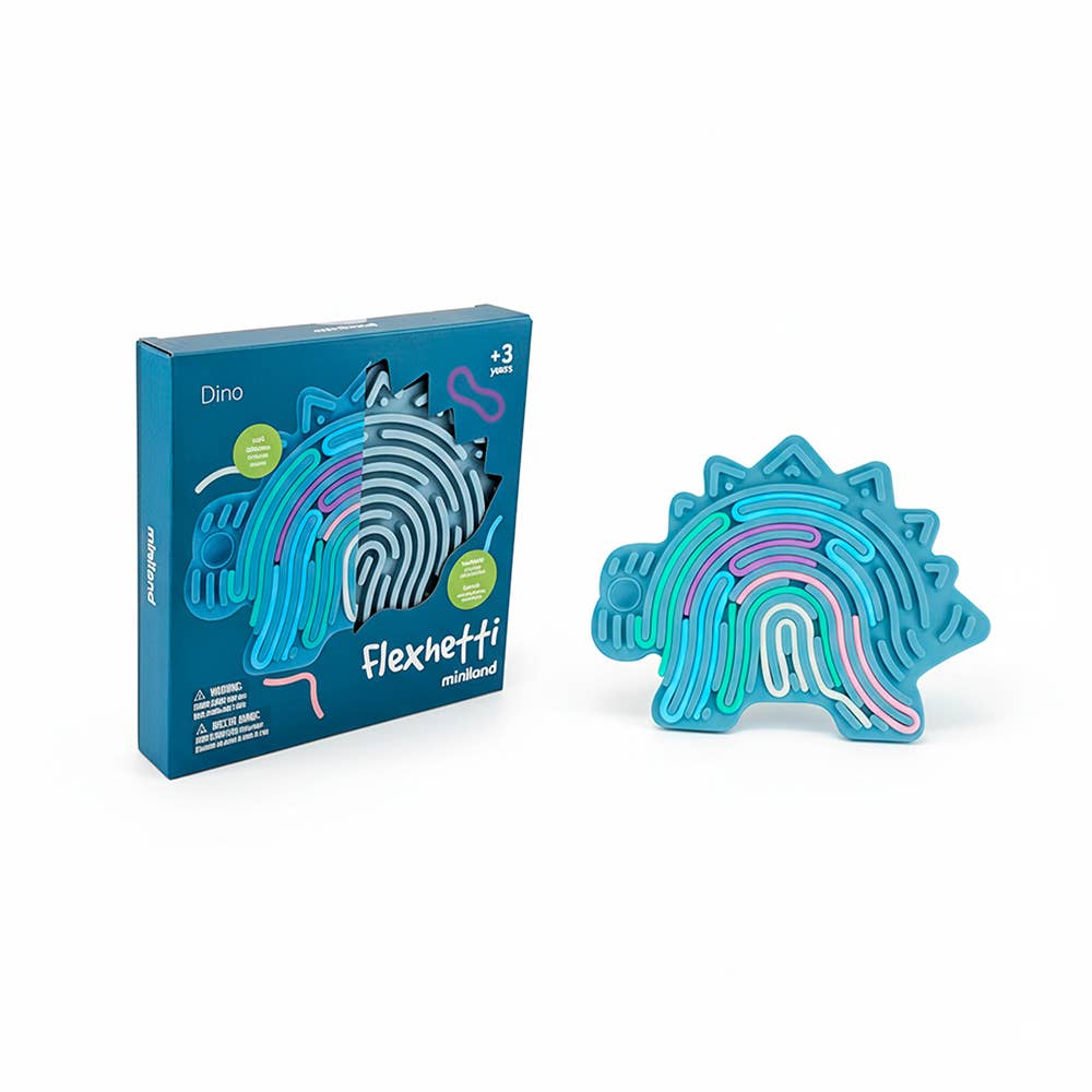 Miniland Educational - Flexhetti: Dinosaur - Silicone Fidget