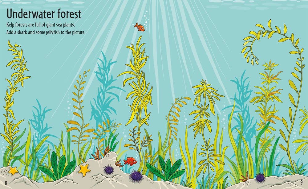 HarperCollins - First Sticker Book Under The Sea : Usborne