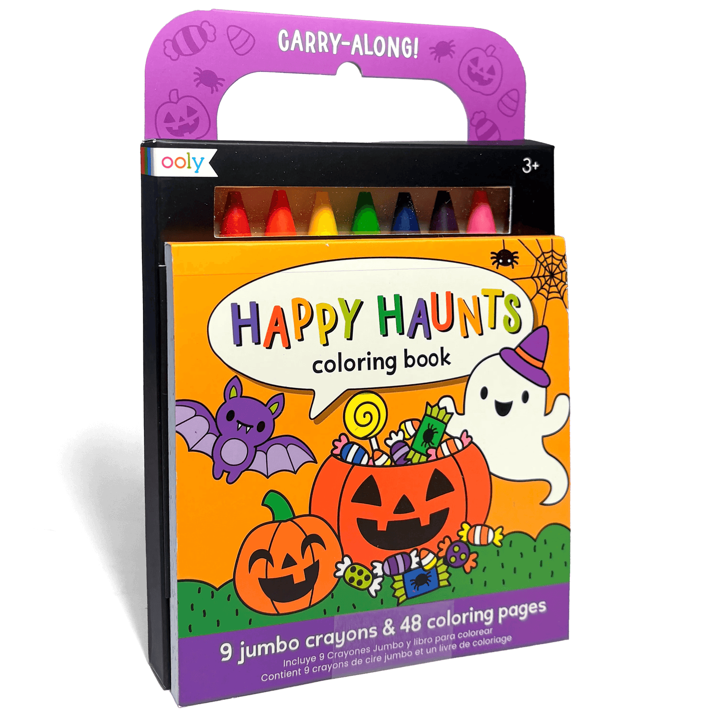 OOLY - Carry-Along Coloring Book Set - Happy Haunts